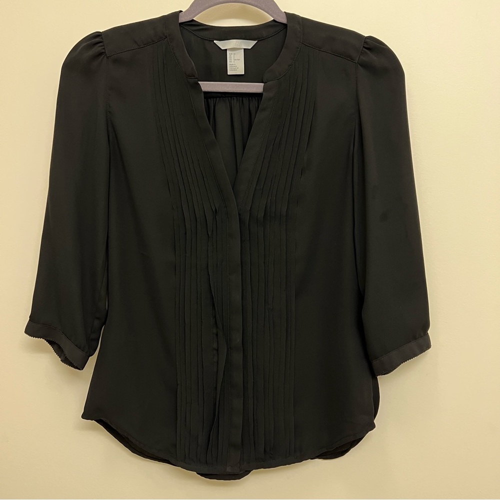 H&M Layered Button Down Blouse
